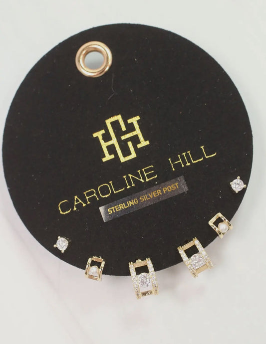 Gold Earring Set