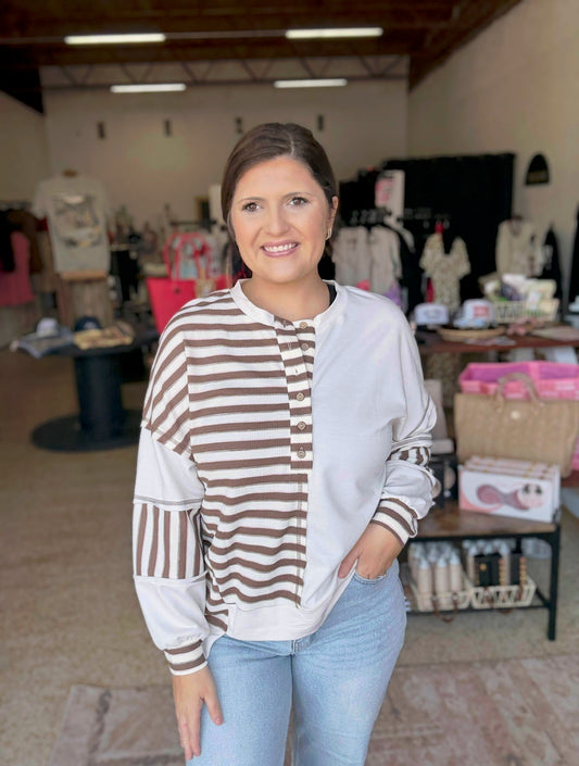 Cozy Colorblock Top
