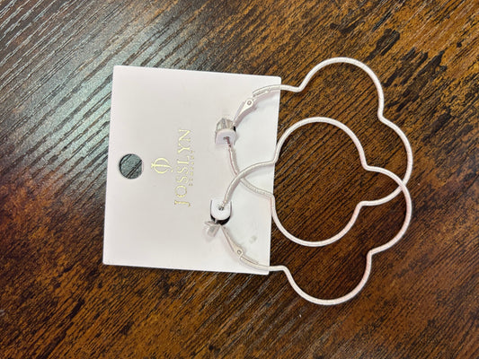 Clover Hoop Earrings