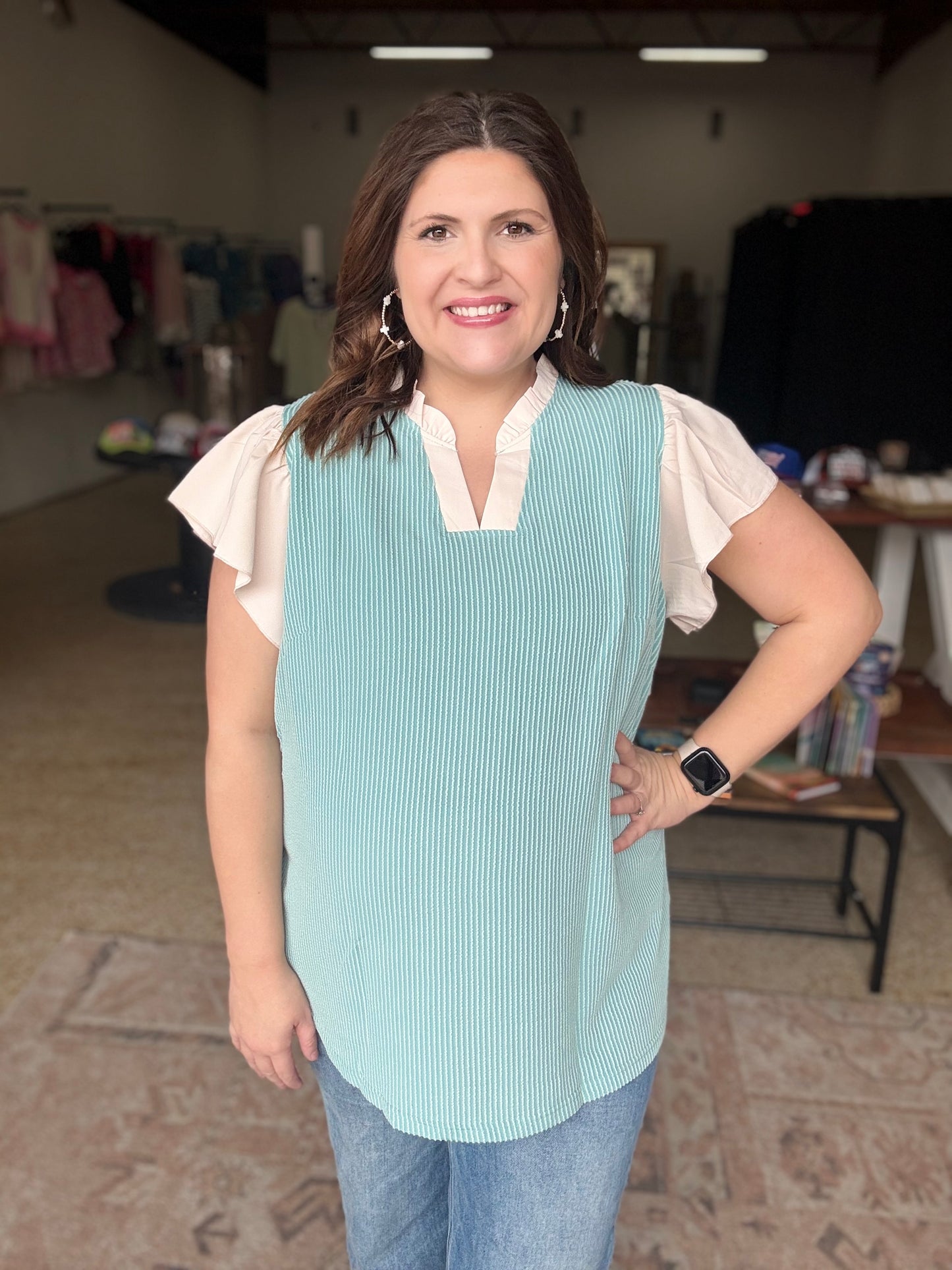 Laney Brooke Curvy Top