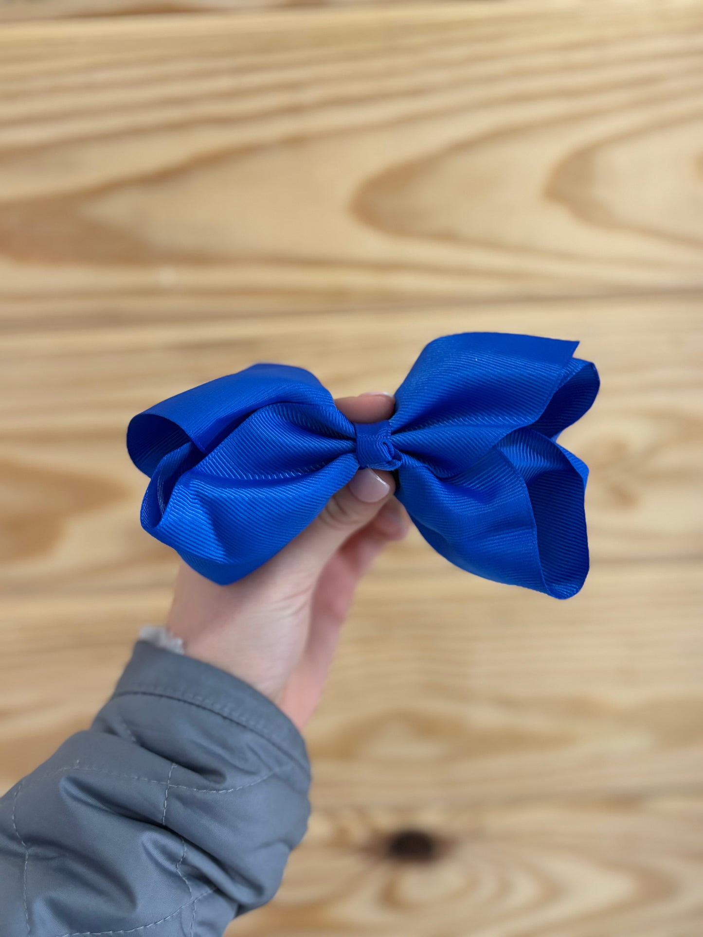 Dark Blue Hair Bow