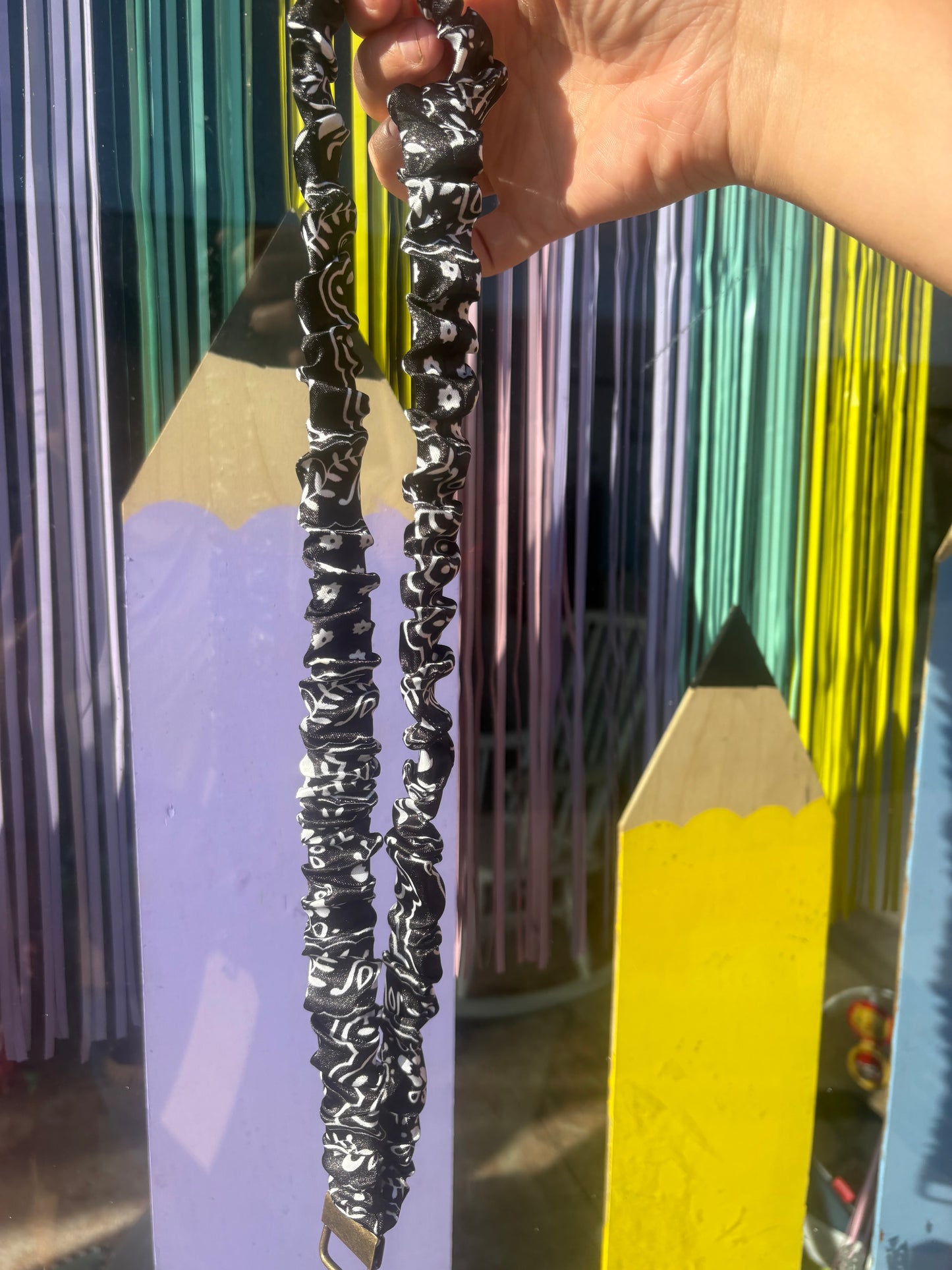 Scrunchie lanyards