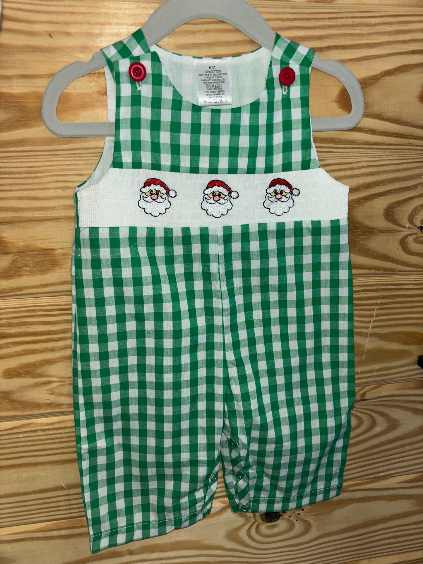 Santa Baby Boy Romper