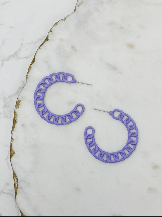 Chain Hoop Earrings