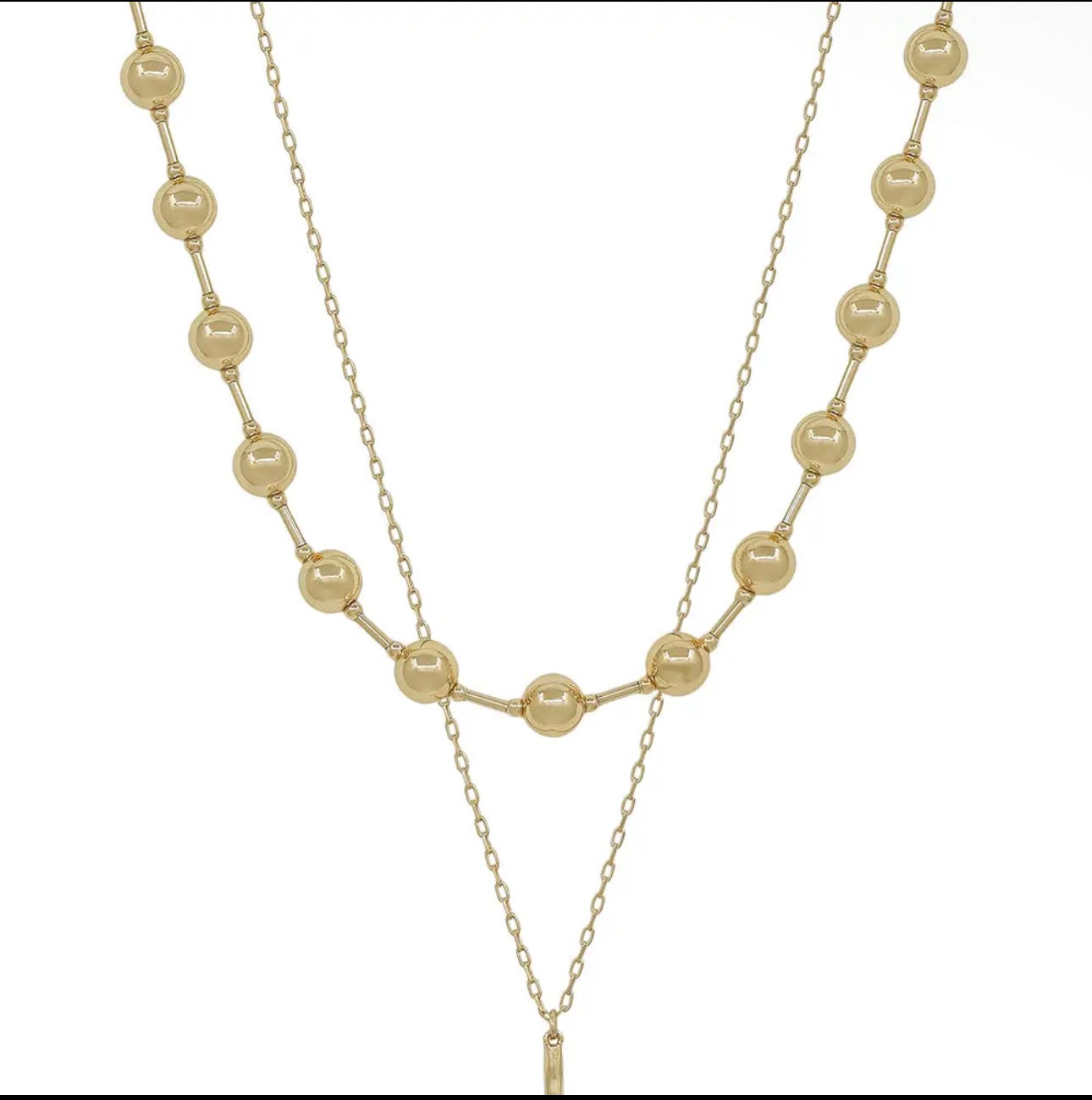 Cross and golden Necklace