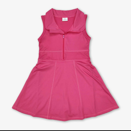 Flamingo Pink Athletic Dress