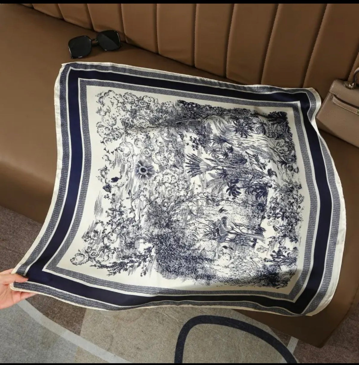 Navy Scarf
